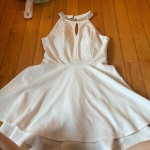 White home coming dress